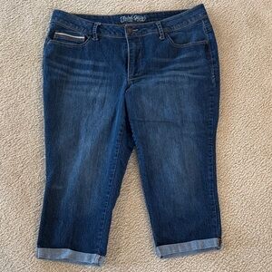 Faded Glory Indigo Ankle Jeans